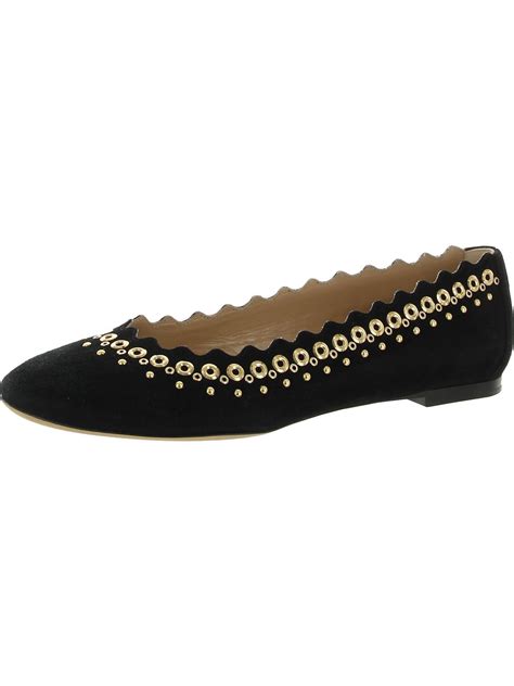 chloe scalloped ballet flat sale